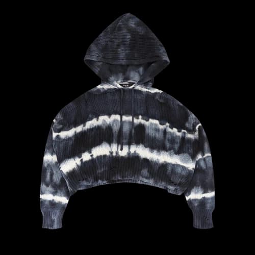 Amiri Oversized Rib Hoodie 'Blue'