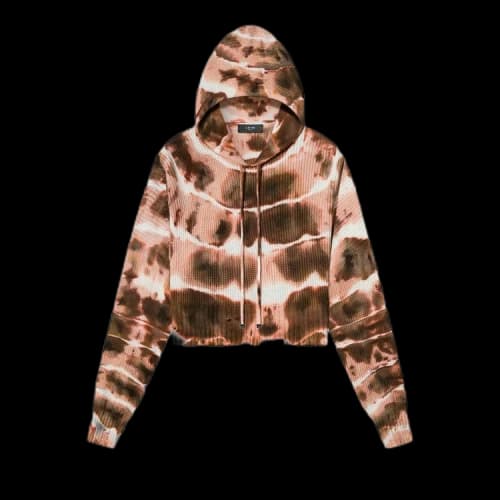 Amiri Oversized Rib Hoodie 'Orange'