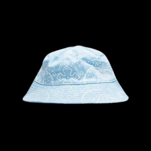 Rhude Bandana Canvas Bucket Hat 'Blue/White'
