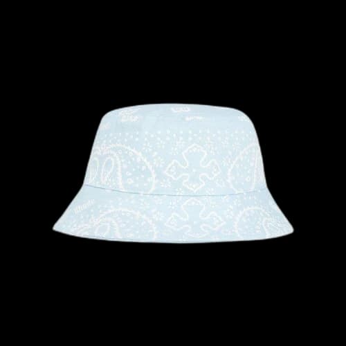 Rhude Bandana Canvas Bucket Hat 'Blue/White'