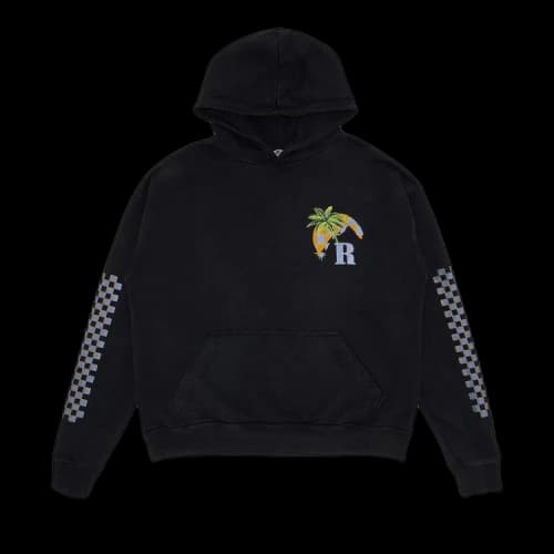 Rhude Moonlight Tropics Hoodie 'Vintage Black'