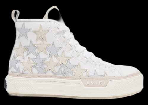 AMIRI Stars Court High White