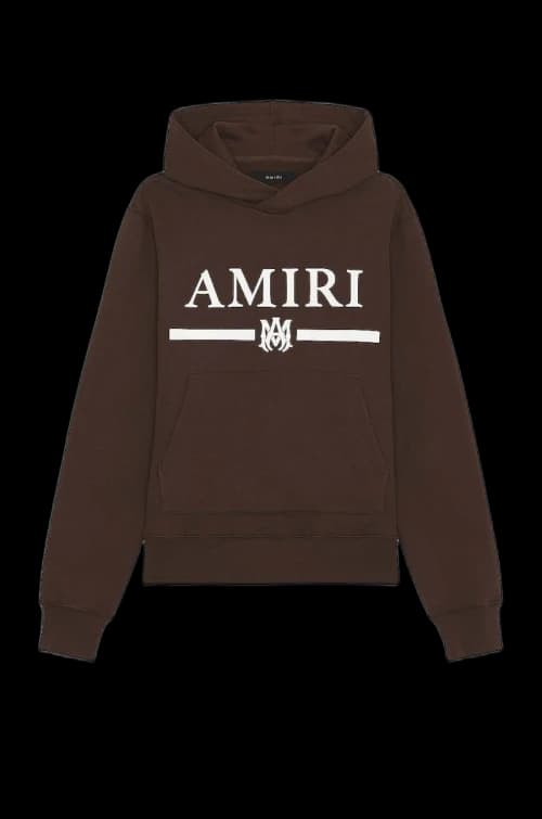 AMIRI MA Bar Hoodie Brown