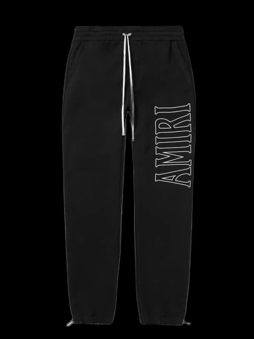 AMIRI Zoltar Logo Sweatpants Black