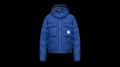 AMIRI Hooded Down Puffer Blue