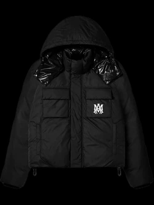 AMIRI Hooded Down Puffer Jacket Black