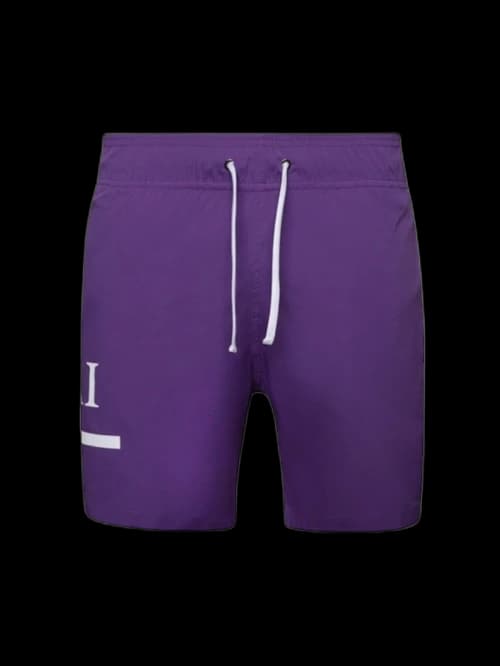 AMIRI MA Bar Logo Swim Shorts Purple