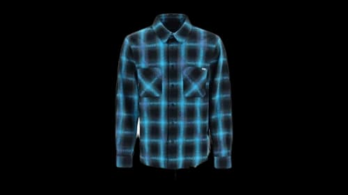 AMIRI Plaid Shirt Blue/Black
