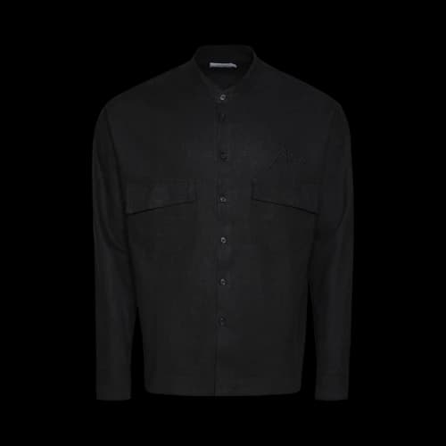 Rhude Satsuma Linen Shirt 'Black'