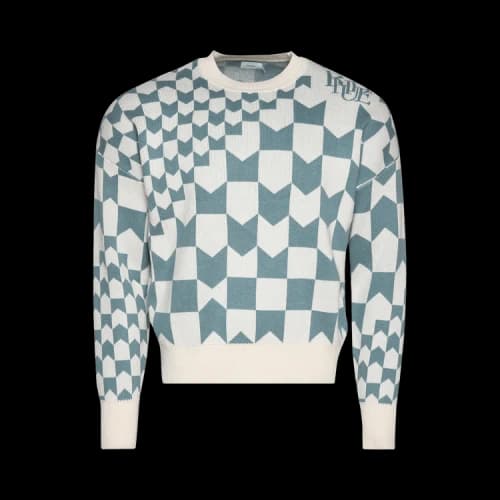 Rhude Cashmere Racing Crewneck 'Ivory/Sage'