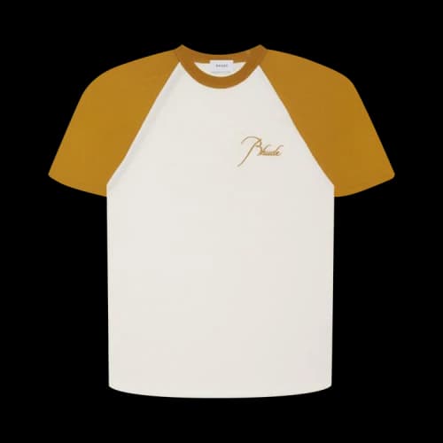 Rhude Raglan Tee 'White/Sand'