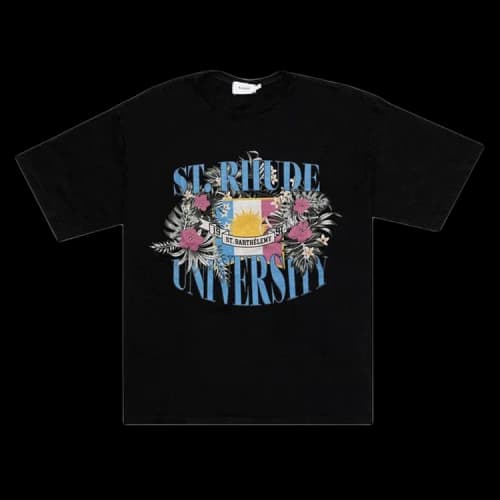 Rhude St. Rhude University Tee 'Black'