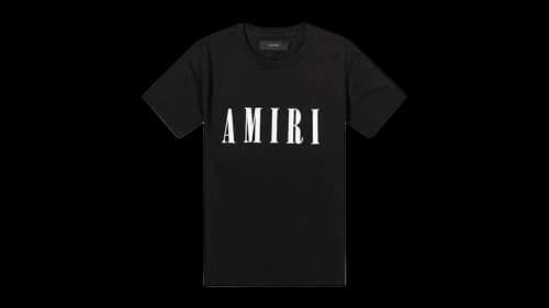 AMIRI Slim Core Logo T-shirt Black