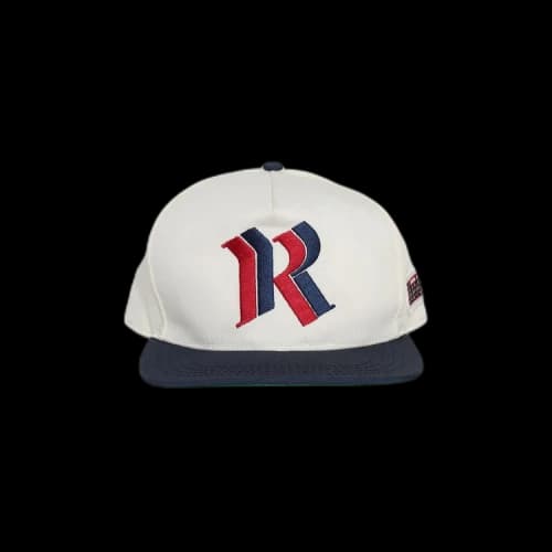 Rhude Double-R Hat 'Cream/Navy'