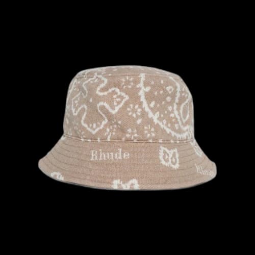 Rhude Intarsia Bucket Hat 'Tan/Cream'