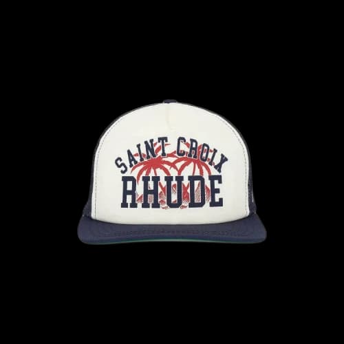 Rhude Saint Croix Trucker Hat 'Navy/Ivory'
