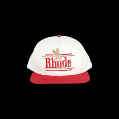Rhude Rossa Structured Hat 'Ivory/Red'