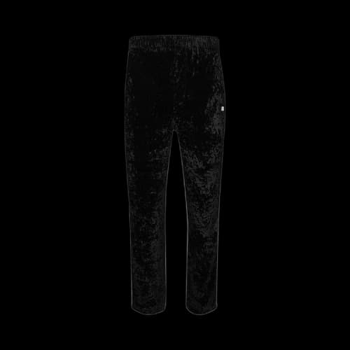 Amiri Crushed Velvet Track Pant 'Black'