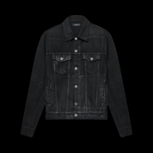 Amiri Wax Trucker 'Black'