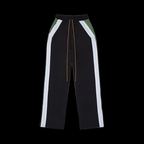 Rhude Color-Block Track Pant 'Black/White'