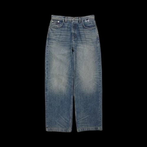 Rhude Wide Leg Denim Pant 'Indigo'