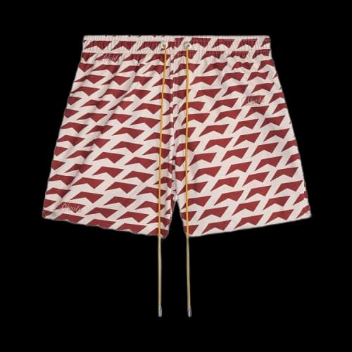 Rhude Dolce Vita Swim Short 'Red/Cream'
