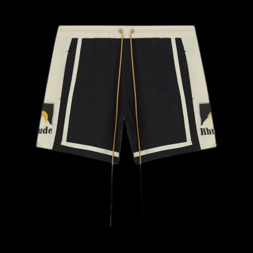 Rhude Moonlight Short 'Black/Ivory'