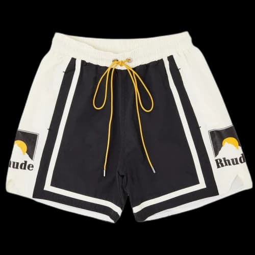 Rhude Moonlight Short 'Black/Ivory'