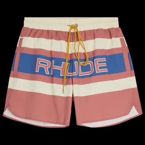 Rhude Pavil Racing Short 'Orange/Ivory'
