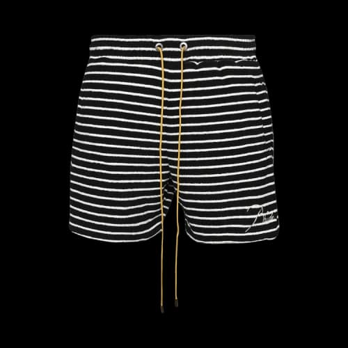 Rhude Stripe Towel Short 'Black/White'
