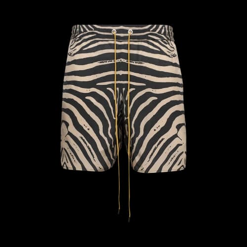 Rhude Zebra Silk Short 'Black/Tan'