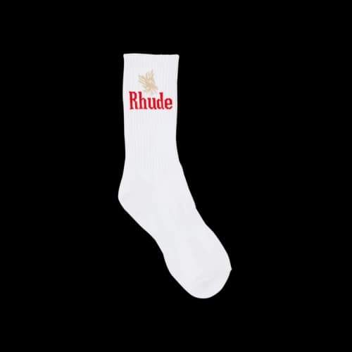 Rhude Eagles Sock 'White/Red'