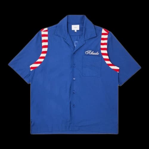 Rhude American Spirit Poplin Shirt 'Navy'