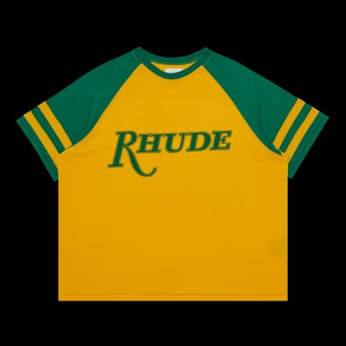 Rhude San Paulo Short-Sleeve Tee 'Yellow/Green'