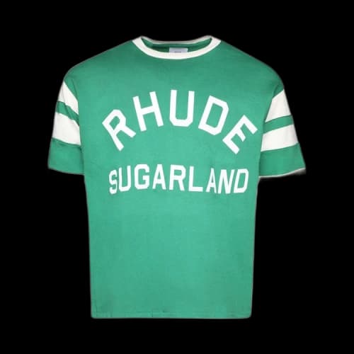 Rhude Sugarland Ringer Tee 'Green'