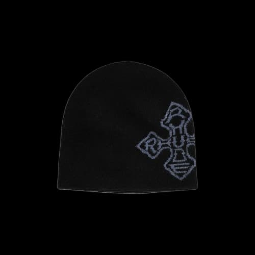 Rhude Cross Beanie 'Black/Blue'