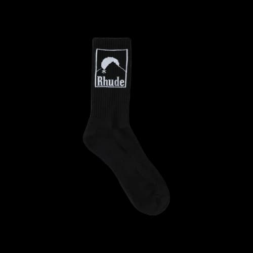Rhude Moonlight Badge Sock 'Black/White'
