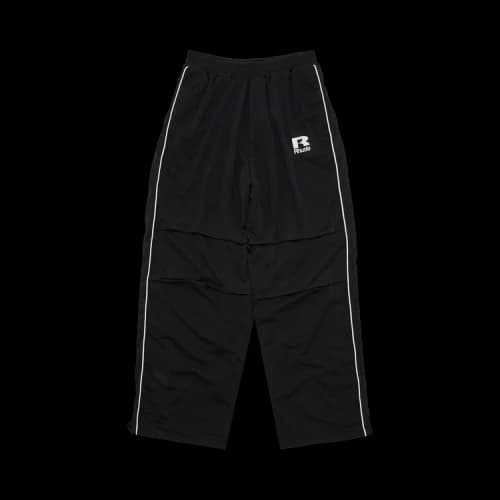 Rhude Mesh Piping Parachute Track Pant 'Black'