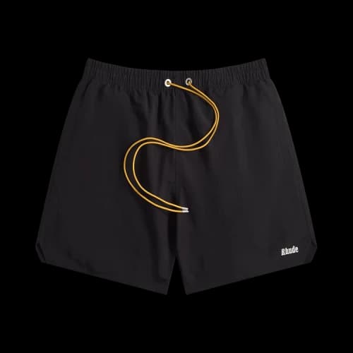 Rhude Classic Logo Swim Short 'Black/White'