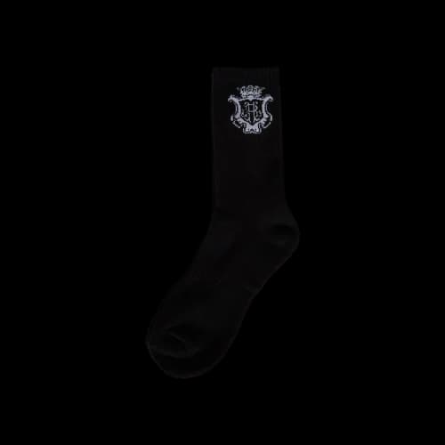 Rhude Chateau Crest Sock 'Black/White'
