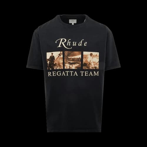 Rhude USVI Regatta Tour Long-Sleeve Tee 'Black'