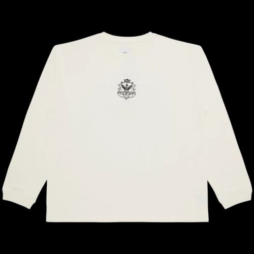 Rhude Grand Cru Crest Long-Sleeve Tee 'White'