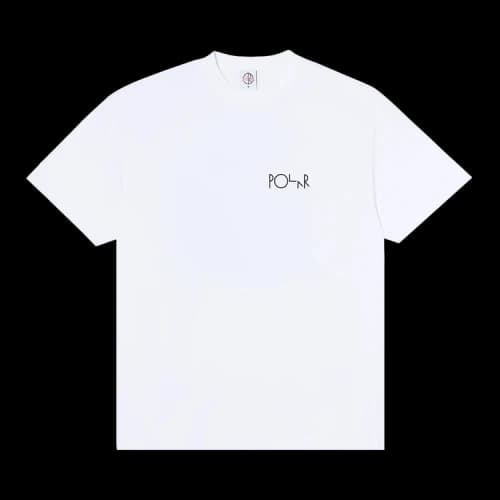 Polar Skate Co. Searching For Peace Fill Logo Tee 'White'