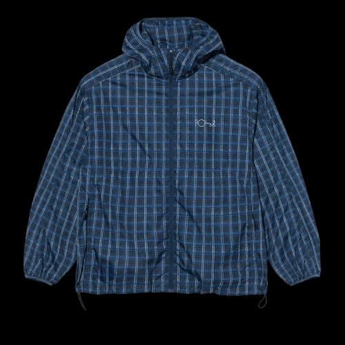 Polar Skate Co. Chase Light Shell Jacket 'Blue Check'