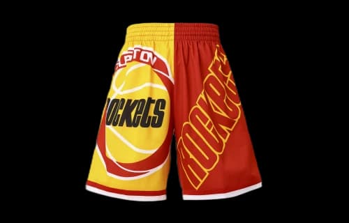 Mitchell & Ness x NBA Hwc Big Face Shorts 'Houston Rockets'