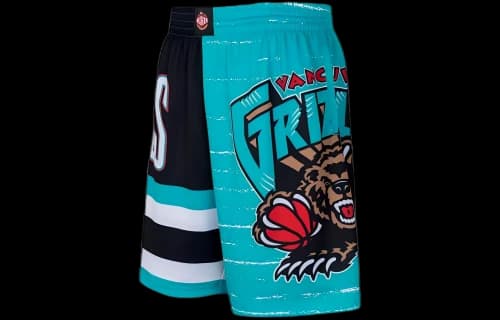 Mitchell & Ness x NBA Grizzlies Jumbotron 3.0 Shorts 'Teal'