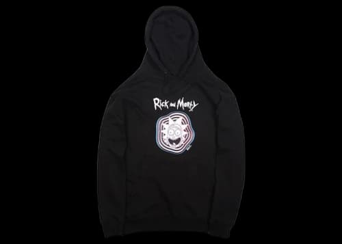 BAIT x Rick And Morty Psychedelic Trippy Hoodie Black