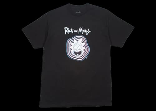 BAIT x Rick And Morty Psychedelic Trippy Tee Black