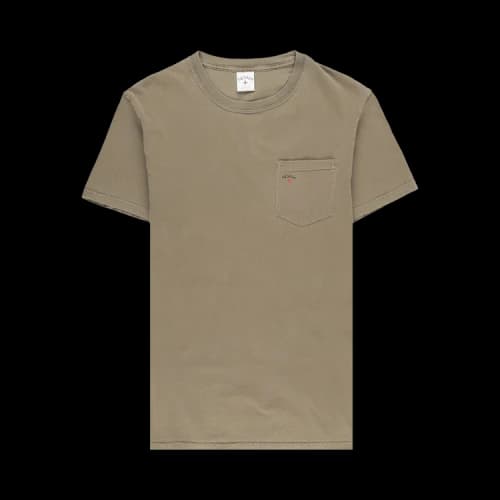 Noah Core Logo Pocket T-Shirt 'Moss'
