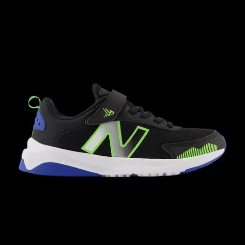 New Balance 545 Bungee Lace Little Kid Wide 'Black Pixel Green'